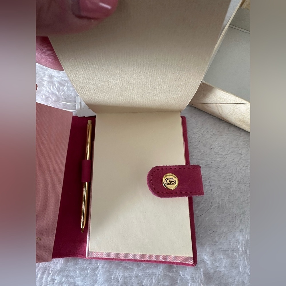 Vintage Christian Dior Pink and Gold Memo Pad - Picture 11 of 11
